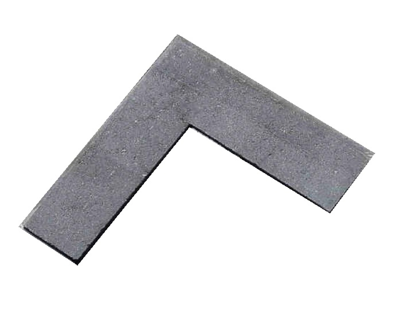 Obrubník chodníkový betonový Best Linea II rohový, vnější, výška 25 cm, pískovcová