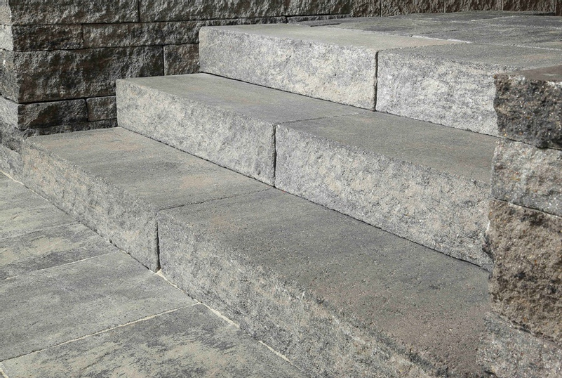 Schod betonový Best Stone výška 16 cm, délka 100 cm, colormix brilant