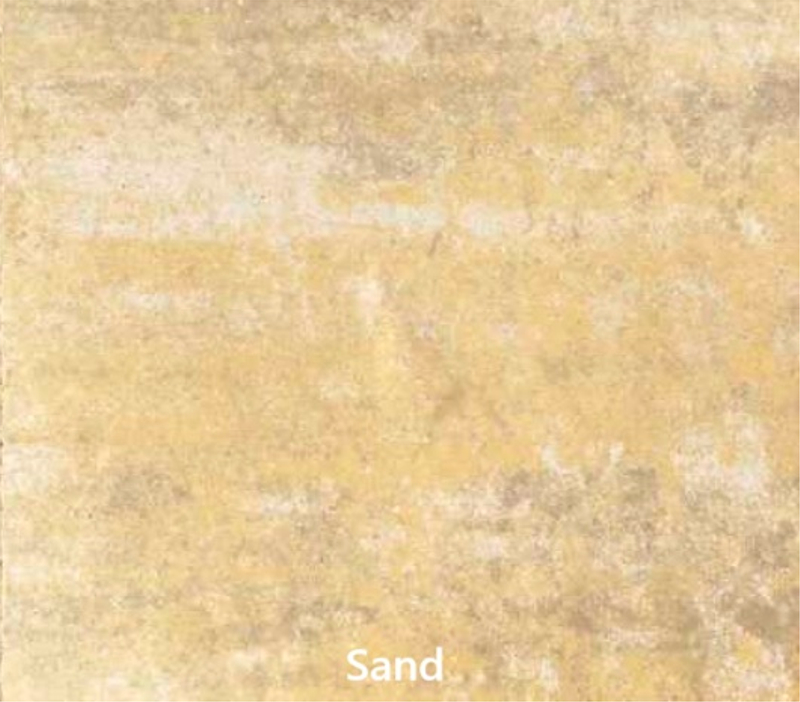 Tvarovka plotová štípaná betonová Best Stone X, výška 8 cm, délka 50 cm, colormix sand