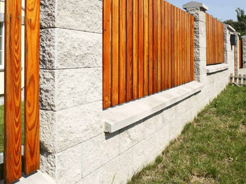 Deska plotová zákrytová betonová Best III výška 10 cm, délka 40 cm, karamelová