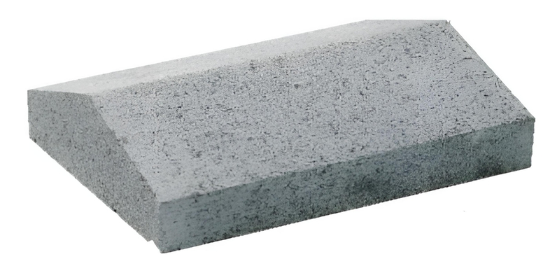Deska plotová zákrytová betonová Best III výška 10 cm, délka 40 cm, karamelová