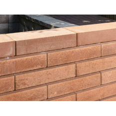 Deska plotová zákrytová betonová Best VI výška 12,7 cm, délka 60 cm, karamelová
