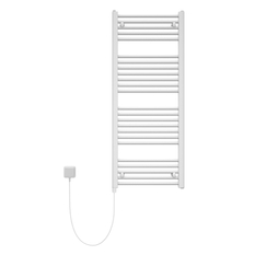 Těleso koupelnové trubkové elektrické Koralux Linear Classic KLCE 1500/500, výkon 600 W, topné těleso bez regulátoru, barva black matt