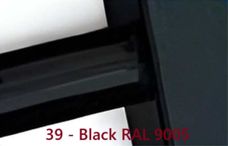 Těleso koupelnové trubkové Koralux Neo KLN 1700/500, výkon 803 W, klasické připojení, barva black RAL 9005