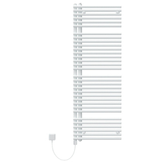 Těleso koupelnové trubkové elektrické Koralux Neo KLNE 1700/600, výkon 800 W, topné těleso bez regulátoru, barva black matt