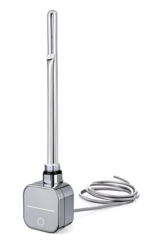 Elektrická topná tyč s integrovaným regulátorem teploty s aplikací NEX APP Korado ERA 1000 W, chrom