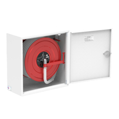 Hydrantový systém GRAS - DN19 / 30 m - 650 x 650 x 175 mm - kompozit - bílá