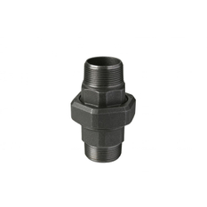 Šroubení přímé kónické černé Atusa Nr. 344 MM 1/2˝ vnější/vnější závit