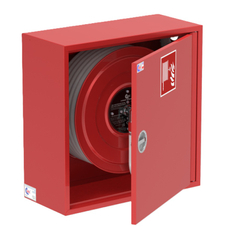 Hydrantový systém GRAS - DN25 / 30 m - 650 x 650 x 285 mm - kompozit - červená