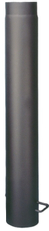 Trubka kouřovodu s klapkou Haas 130 x 1,5 mm, délka 1,0 m, černá