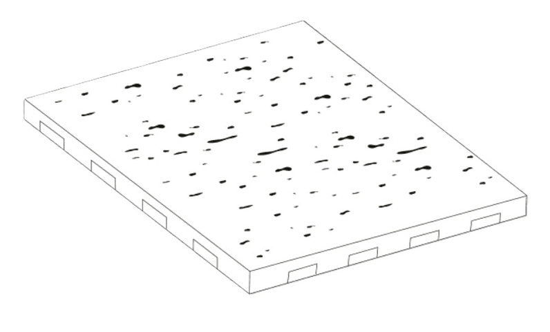 Dlažba Ferobet Travertino 60 x 60 x 4,5 cm, slonovinová