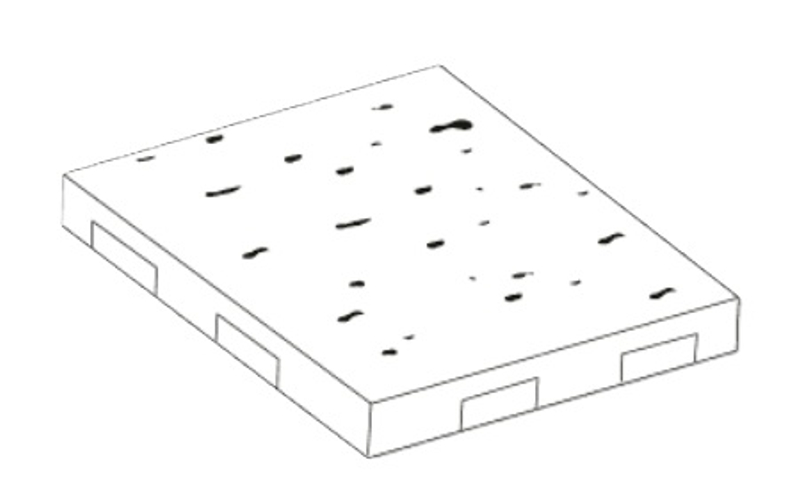 Dlažba Ferobet Travertino 30 x 30 x 4,5 cm, slonovinová