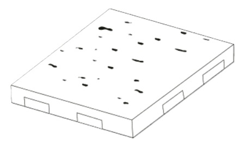 Dlažba Ferobet Ardezia, 30 x 30 x 4,5 cm, Antracit