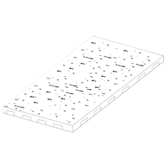 Dlažba Ferobet Ardezia, 90 x 60 x 4,5 cm, Antracit