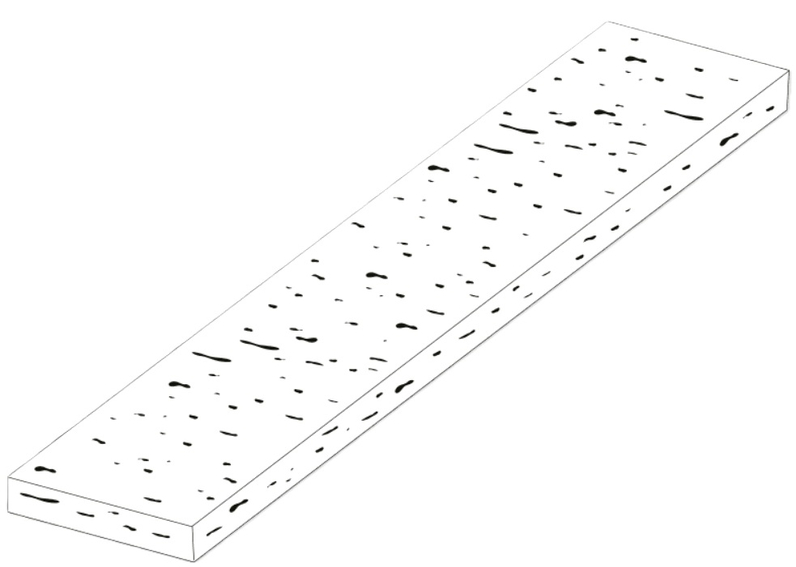 Maxidlažba / Palisádová deska Ferobet Ardezia 120, 120 x 30 x 6 cm, Antracit