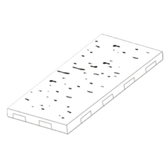 Dlažba Ferobet Ardezia, 60 x 30 x 4,5 cm, Kovová