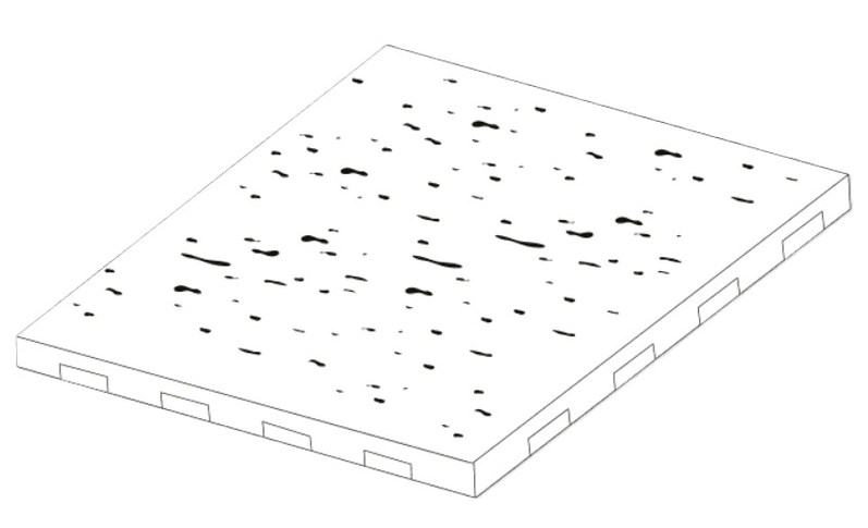 Dlažba Ferobet Ardezia, 60 x 60 x 4,5 cm, Kovová
