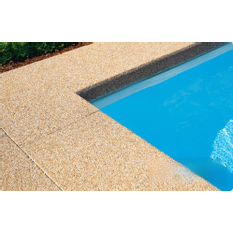 "Bazénový lem Ferobet - roh ""B"" 90° vnější ostrý, 50,5 x 50,5 x 4 cm," sražená hrana, Sicília