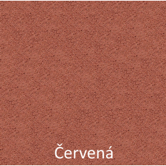 Obrubník záhonový rovný se zámkem Ferobet, 100 x 5 x 20 cm, červená