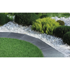 Obrubník Ferobet Ardezia, 100 x 5 x 20 cm, Antracit