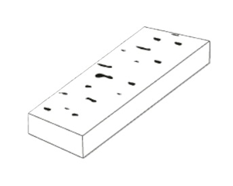 Trávníkový lem Ferobet Ardezia, 20,5-24,5 x 14 x 4,5 cm, Antracit
