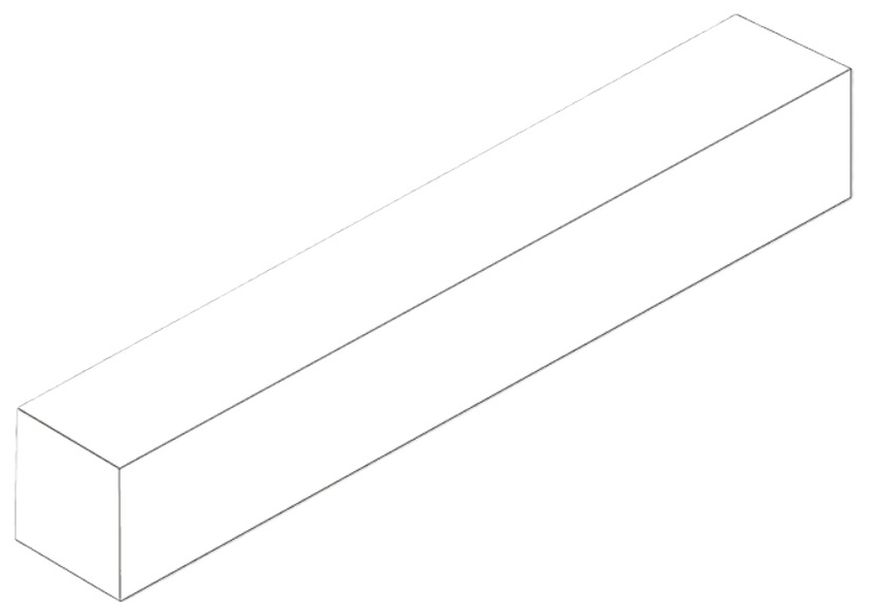 Palisáda Ferobet Quadra 100, 15 x 15 x 100 cm, Capua