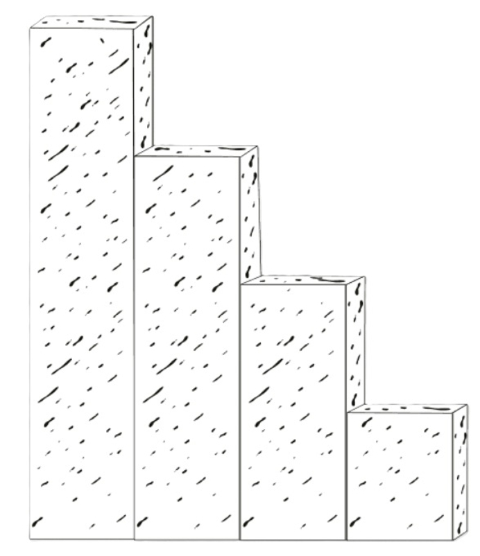 Palisádová deska Ferobet Ardezia 30, 30 x 6 x 30 cm, Antracit