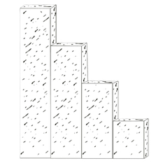 Palisádová deska Ferobet Ardezia 30, 30 x 6 x 30 cm, Antracit