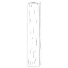 Palisáda Maxi fošna (schodišťová deska) Ferobet Dřevěný program, 200 x 40 x 7 cm, Staré dřevo