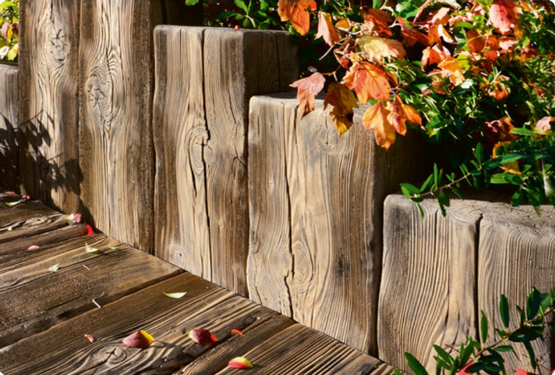 Palisáda fošna Ferobet Dřevěný program, natur reliéfní, 75 x 50 x 8 cm, Staré dřevo