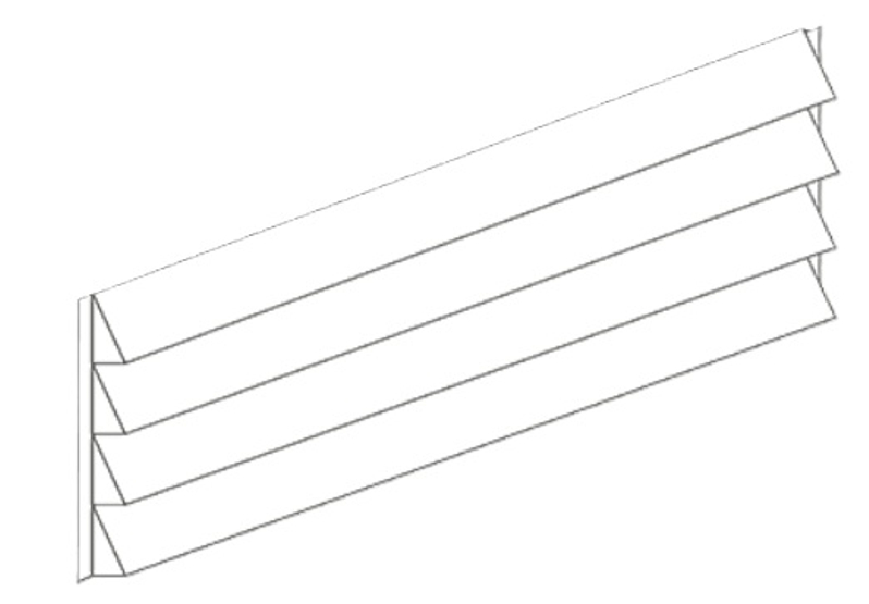 Plotový systém Ferobet Lamella, Deska jednostranná 207 x 4,5 x 40 cm, Antracit