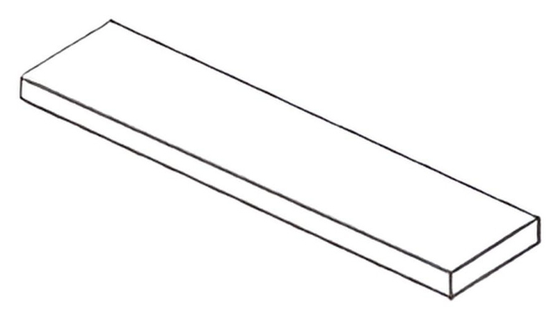 Schodišťový stupeň Ferobet, 100 x 30 x 6 cm, Gallipoli