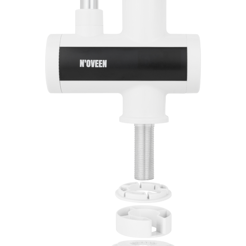 Elektrický průtokový bateriový ohřívač vody N´OVEEN IWH160 na desku, bílá / chrom 