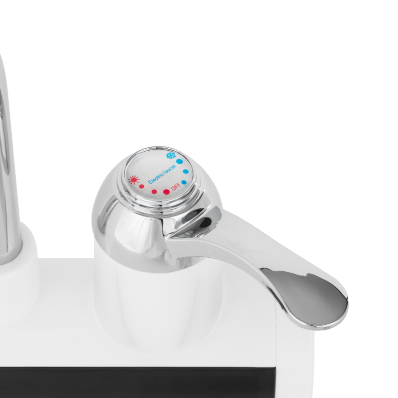 Elektrický průtokový bateriový ohřívač vody N´OVEEN IWH160 na desku, bílá / chrom 