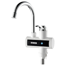 Elektrický průtokový bateriový ohřívač vody N´OVEEN IWH160 na desku, bílá / chrom 