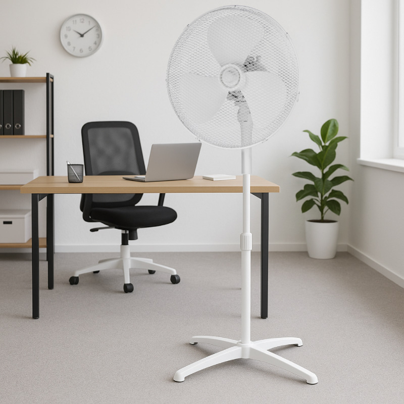 Stojanový ventilátor Midea MFS4021MW, 40 cm, bílá 
