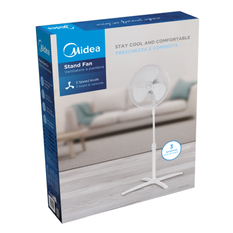 Stojanový ventilátor Midea MFS4021MW, 40 cm, bílá 
