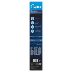 Stojanový ventilátor Midea MFS4021MW, 40 cm, bílá 