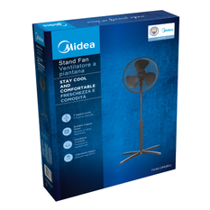 Stojanový ventilátor Midea MFS4021MB, 40 cm, černá 