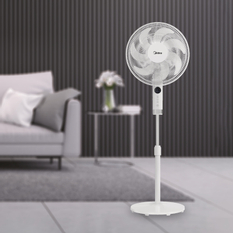 Stojanový ventilátor Midea MFS4023MR, 40 cm, bílá 