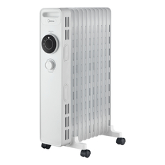 Olejový radiátor Midea MNY200922M, 9 žeber, 600 - 2000 W, bílá 