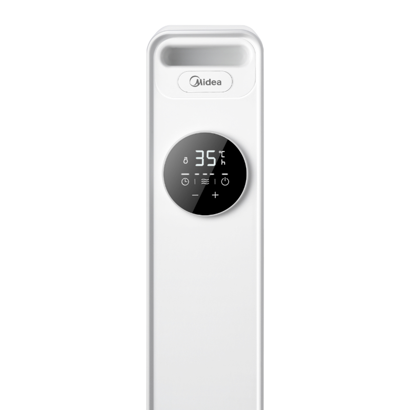 Olejový radiátor Midea MNY231120MR, 11 žeber, 1000 - 2300 W, bílá 
