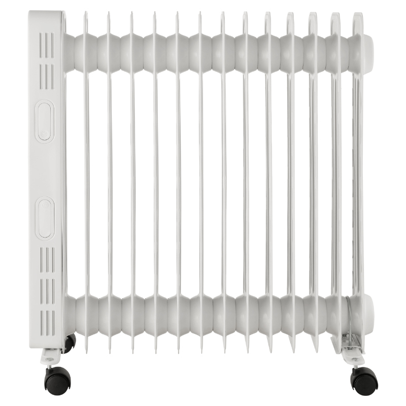 Olejový radiátor Midea MNY251322MR, 13 žeber, 1000 - 2500 W, bílá 
