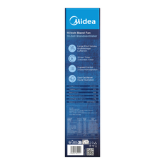 Stojanový ventilátor Midea MFS4023MT, 40 cm, bílá 
