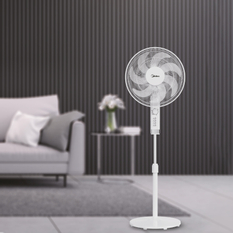 Stojanový ventilátor Midea MFS4023MT, 40 cm, bílá 