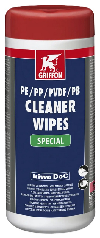 Čistící ubrousky Griffon Cleaner Wipes Special PE, PP, PVDF & PB, 100 ks