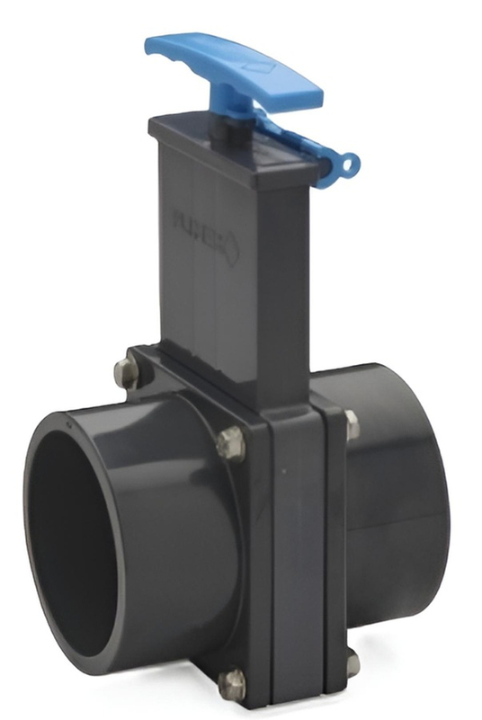 Šoupátko PVC-U Plimat, d63 mm