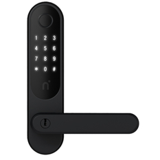 Inteligentní elektronický zámek Nimly Touch Pro Ultimate Black, s dotykovým panelem, čtečkou otisku prstu a RFID nebo aplikací, černá