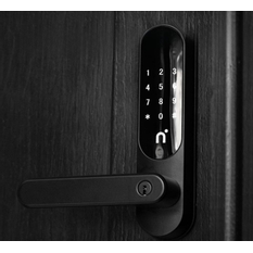 Inteligentní elektronický zámek Nimly Touch Ultimate Black, s dotykovým panelem a RFID čtečkou nebo aplikací, černá