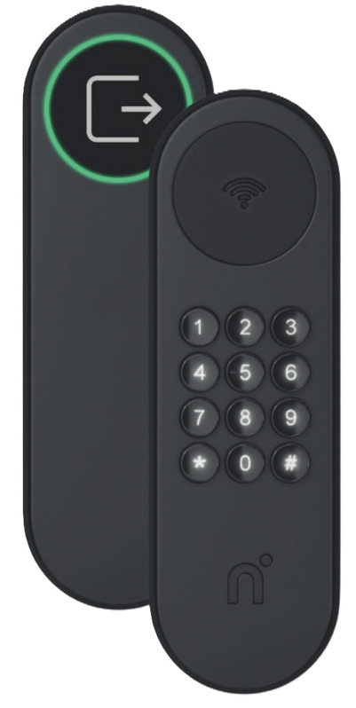 Inteligentní elektronický zámek Nimly Entrance Black, pro vchodové dvěře, černá